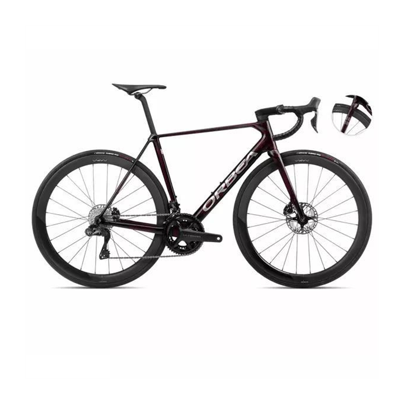Vélo de route Orbea ORCA M20iLTD PWR Wine Red Carbon View - Titan 2025