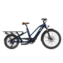 Vélo électrique longtail O2feel Equo Cargo Boost 3.1 432 Trapèze Bleu Boréal 2025