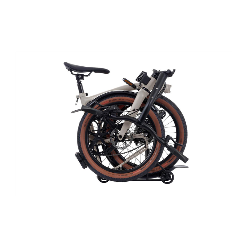 Vélo pliable Brompton G Line Roller Frame Traildust White 2025