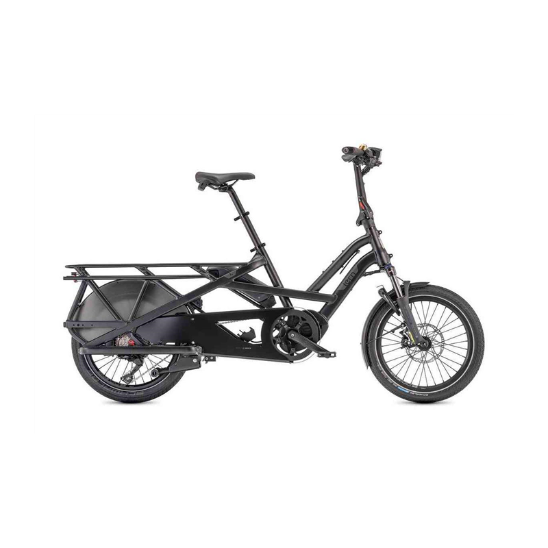 Vélo électrique longtail Tern GSD S10 Trapèze Satin Black 2025