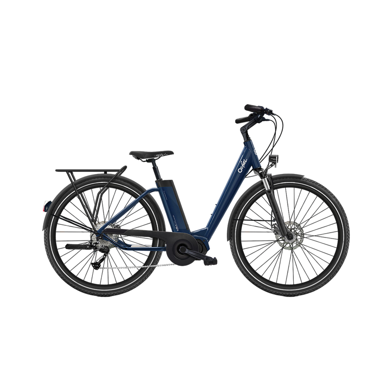 Vélo électrique O2feel iVog Explorer Boost 4.1 Easy Entry Bleu Boréal 2025