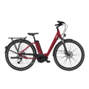 Vélo électrique O2feel iVog Explorer Boost 4.1 Easy Entry Rouge Grenat 2025