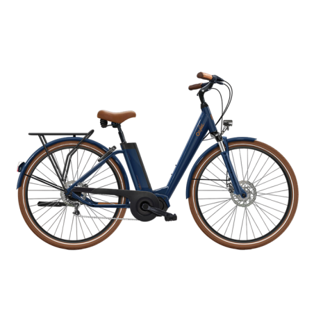 Vélo électrique O2feel iVog City Boost 6.1 Easy Entry Bleu Boréal 2025