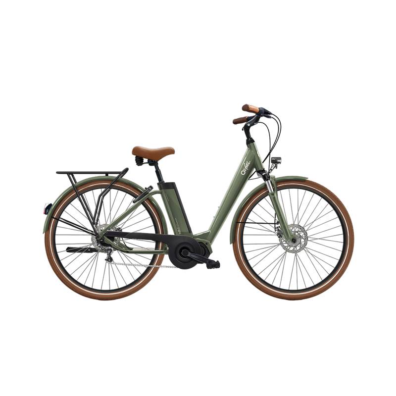 Vélo électrique O2feel iVog City Boost 6.1 Easy Entry Vert Jade 2025