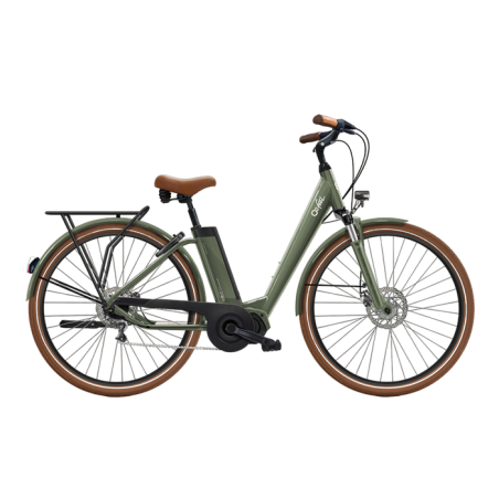 Vélo électrique O2feel iVog City Boost 6.1 Easy Entry Vert Jade 2025