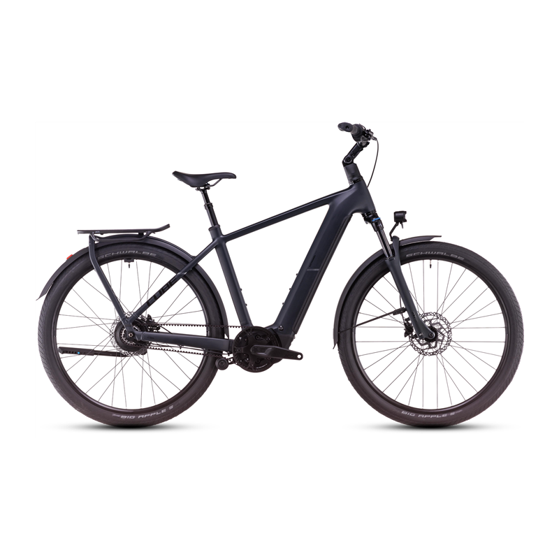 Vélo électrique Cube Kathmandu Hybrid Comfort Pro 800 night´n´chrome 2025