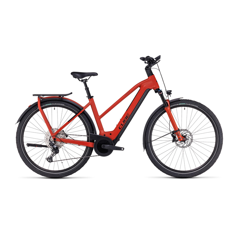 Vélo électrique Cube Kathmandu Hybrid EXC 750 Trapèze red´n´black 2024
