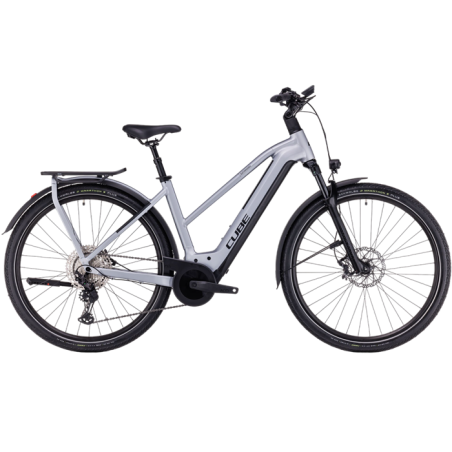 Vélo électrique Cube Kathmandu Hybrid SLX 750 Trapèze Polarsilver´n´black 2024