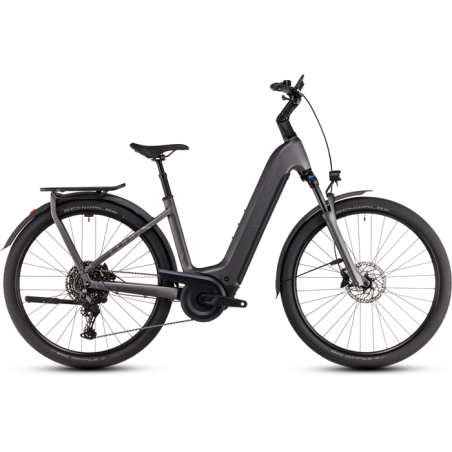 Vélo électrique Cube Kathmandu Hybrid Pro 800 Easy Entry slapgrey´n´chrome 2025