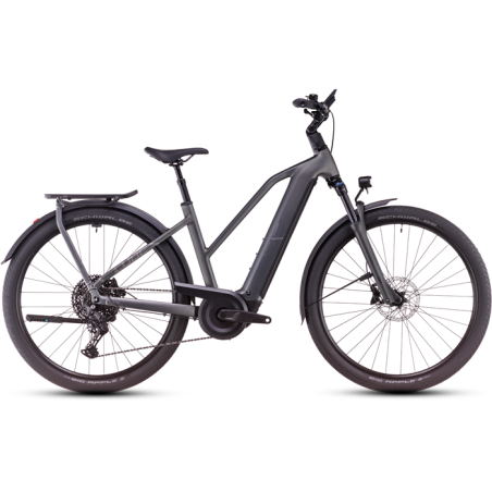 Vélo électrique Cube Kathmandu Hybrid Pro 800 Trapèze slapgrey´n´chrome 2025