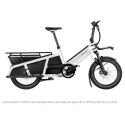 Vélo électrique longtail Riese & Muller Multitinker vario Easy Entry Pearl White/Black 2025
