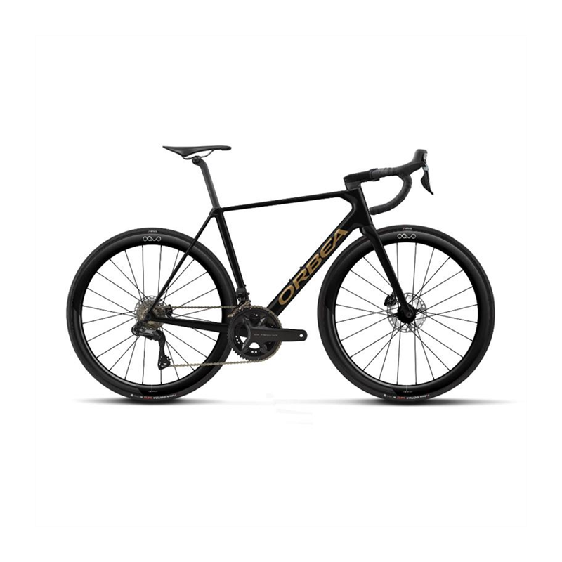Vélo de route Orbea ORCA M20iTEAM MyO Black - Metal. Golden Sand 2024