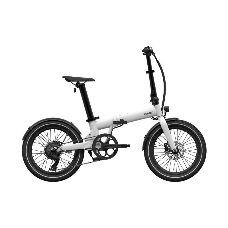 Vélo électrique pliable UTO / Eovolt Afternoon V2 Gris Lune 2024