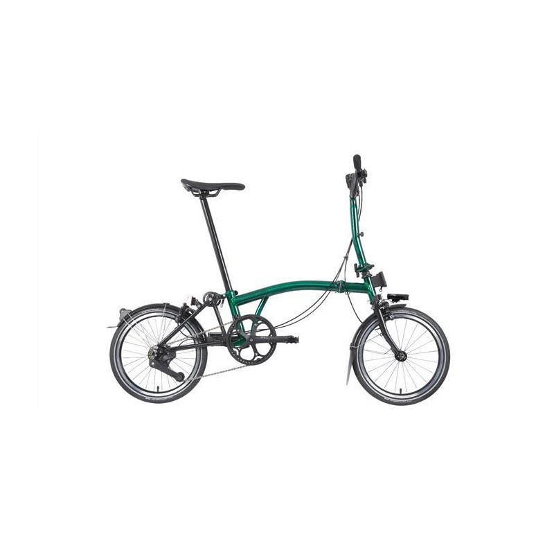 Vélo pliable Brompton P Line Urban (4 vitesses) Emerald lacquer 2023