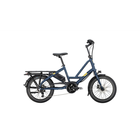 Vélo électrique longtail Tern Quick Haul P5I Trapèze Satin midnight /Mustard 2024