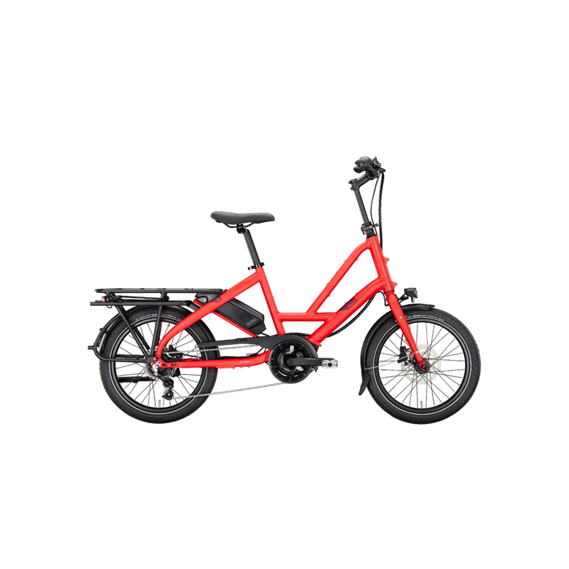 Vélo électrique longtail Tern Quick Haul P5i Trapèze Satin Red / Merlot 2024