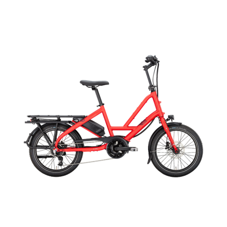 Vélo électrique longtail Tern Quick Haul P5i Trapèze Satin Red / Merlot 2024