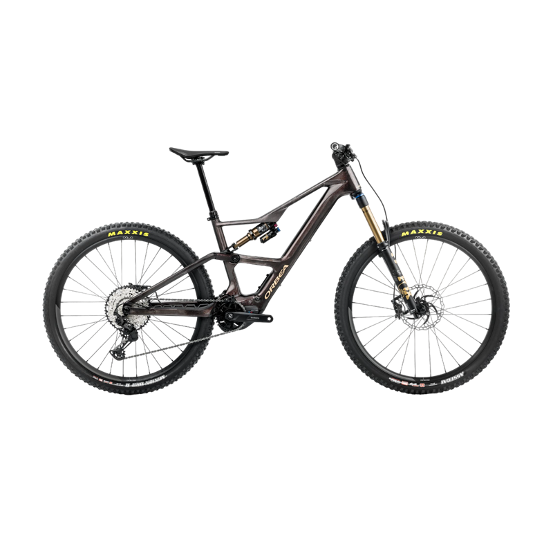 VTT électrique Orbea Rise LT M10 630 Cosmic Carbon View - Golden Sa 2025