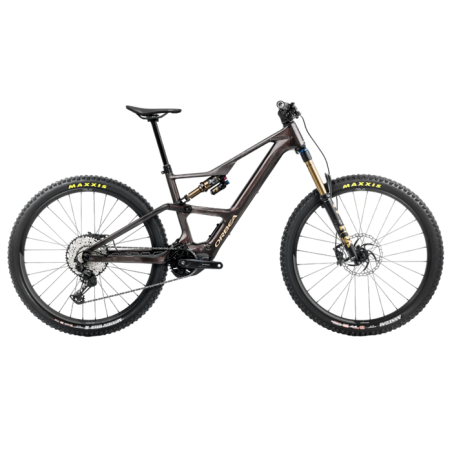 VTT électrique Orbea Rise LT M10 630 Cosmic Carbon View - Golden Sa 2025