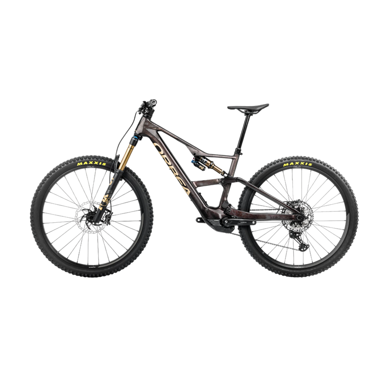 VTT électrique Orbea Rise LT M10 630 Cosmic Carbon View - Golden Sa 2025