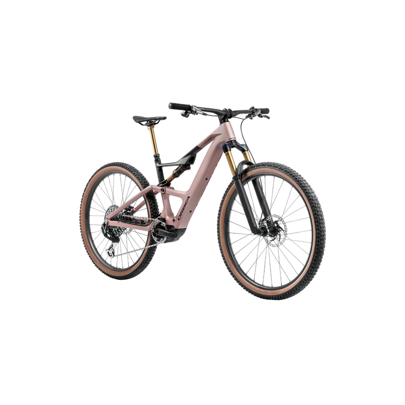 VTT électrique Orbea Rise SL M10 420 Desert Rose - Carbon Raw 2025