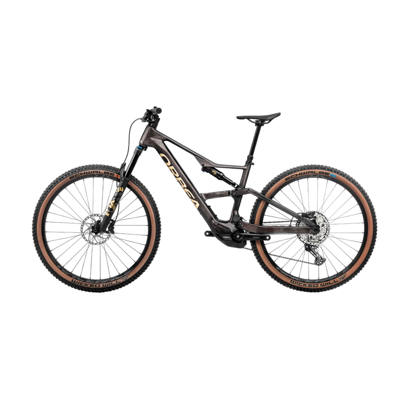 VTT électrique Orbea Rise SL M20 630 - Float Factory Cosmic Carbon View - Golden Sa 2025