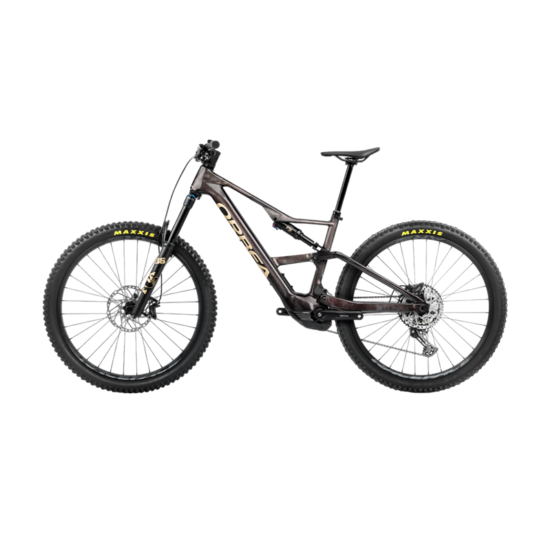 VTT électrique Orbea Rise LT M20 630 Cosmic Carbon View - Golden Sa 2025