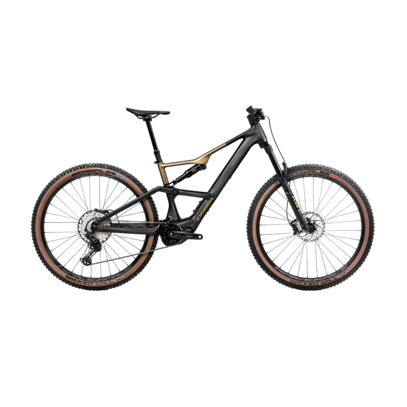 VTT électrique Orbea Rise SL H20 Diamond Black - Splash Olive G 2025