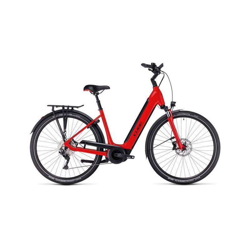 Vélo électrique Cube Supreme Sport Hybrid Pro 500 Easy Entry red´n´black 2024