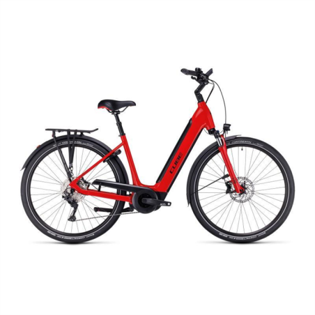 Vélo électrique Cube Supreme Sport Hybrid Pro 500 Easy Entry red´n´black 2024