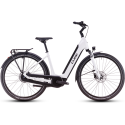 Vélo électrique Cube Supreme Hybrid Comfort One 500 Easy Entry metallicwhite´n´black 2025
