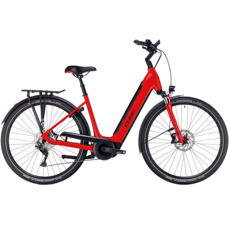 Vélo électrique Cube Supreme Sport Hybrid Pro 625 Easy Entry red´n´black 2024