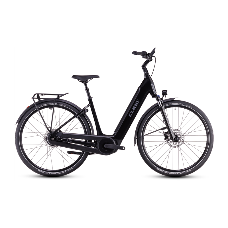 Vélo électrique Cube Supreme Hybrid Comfort Pro 625 Easy Entry grey´n´lunar 2025