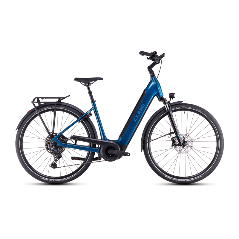 Vélo électrique Cube Supreme Hybrid Pro 625 Easy Entry electricblue´n´blue 2025