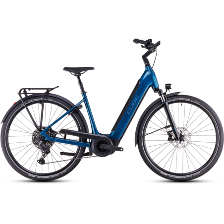 Vélo électrique Cube Supreme Hybrid Pro 625 Easy Entry electricblue´n´blue 2025
