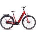 Vélo électrique Cube Supreme Hybrid Comfort Pro 625 Easy Entry firered´n´black 2025
