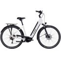 Vélo électrique Cube Supreme Sport Hybrid One 500 Easy Entry White´n´black 2024