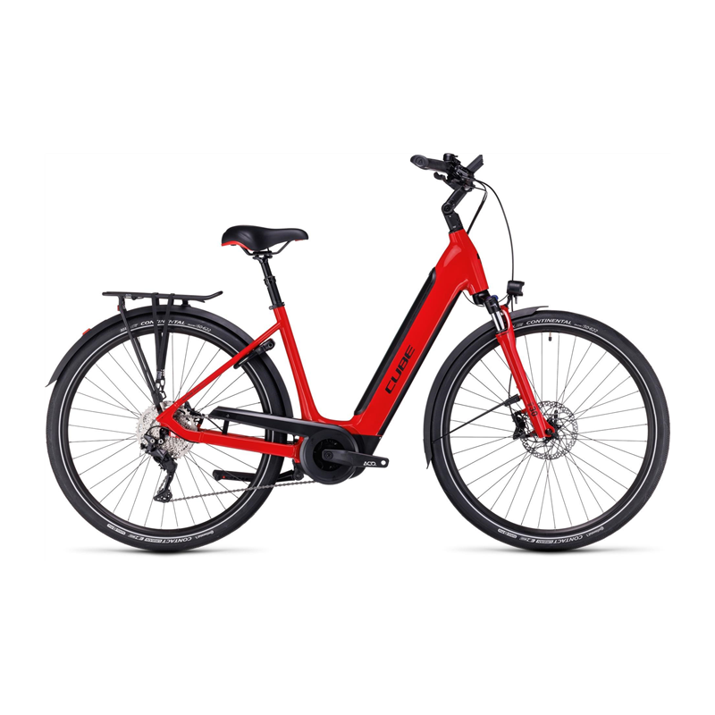 Vélo électrique Cube Supreme Sport Hybrid Pro 625 Easy Entry red´n´black 2024
