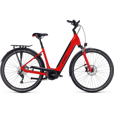 Vélo électrique Cube Supreme Sport Hybrid Pro 625 Easy Entry red´n´black 2024