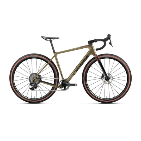 Vélo Gravel Orbea Terra M21e Team 1X MyO Olive Green Burgundy Red 2024