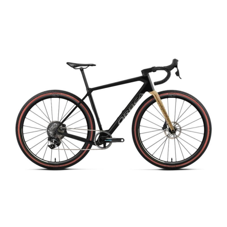 Vélo Gravel Orbea Terra M21e Team 1X (Black) MyO Black Metallic Golden Sand 2024