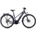 Vélo électrique Cube Touring Hybrid One 500 Trapèze Grey´n´white 2024