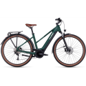 Vélo électrique Cube Touring Hybrid One 625 Trapèze Darkgreen´n´green 2024