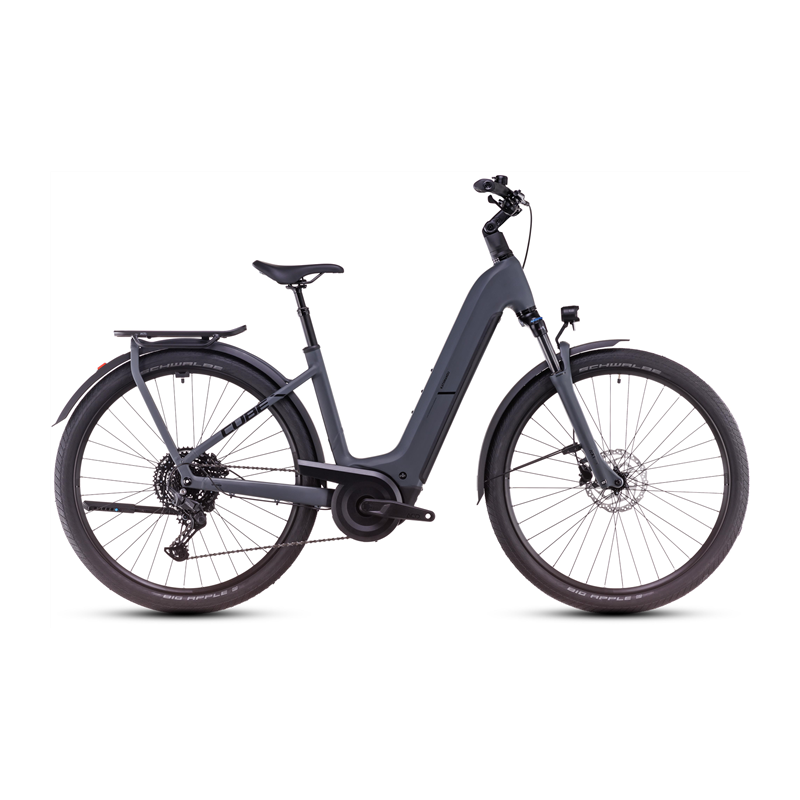 Vélo électrique Cube Kathmandu Hybrid ONE Easy Entry shadowgrey´n´black 2025