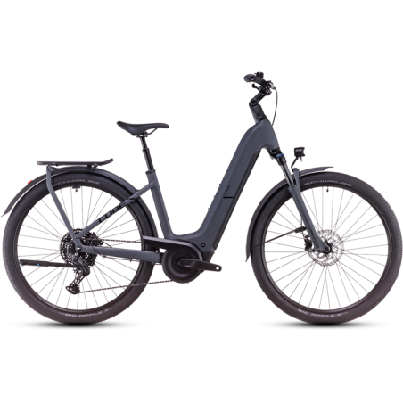Vélo électrique Cube Kathmandu Hybrid ONE Easy Entry shadowgrey´n´black 2025