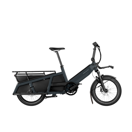 Vélo électrique longtail Riese & Muller Multitinker Vario (SG.625.SB) Easy Entry Utility Grey/Black 2025