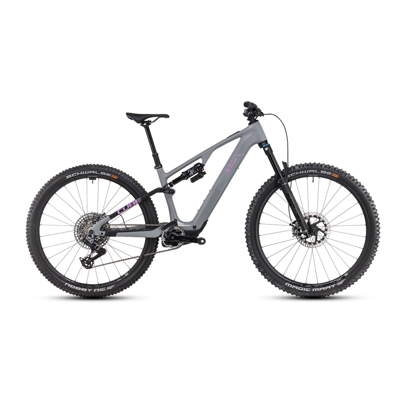 VTT électrique Cube AMS Hybrid One44 C:68X TM 400X swampgrey´n´purplereflex 2025