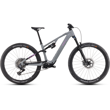 VTT électrique Cube AMS Hybrid One44 C:68X TM 400X swampgrey´n´purplereflex 2025
