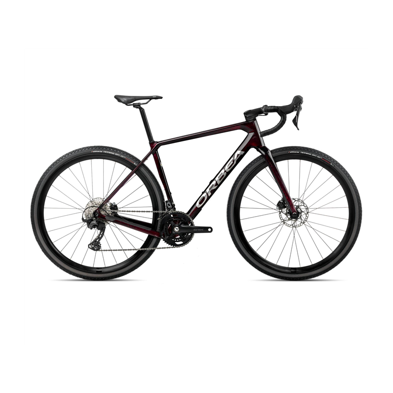 Vélo Gravel Orbea Terra M30 Team Wine Red Carbon View 2025
