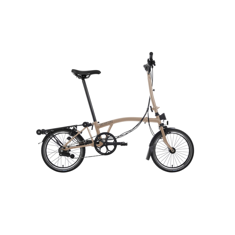 Vélo pliable Brompton C Line Explore 12V Mid Dune Sand 2025